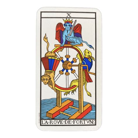 la rueda de la fortuna tarot marsella|X LA RUEDA DE LA FORTUNA